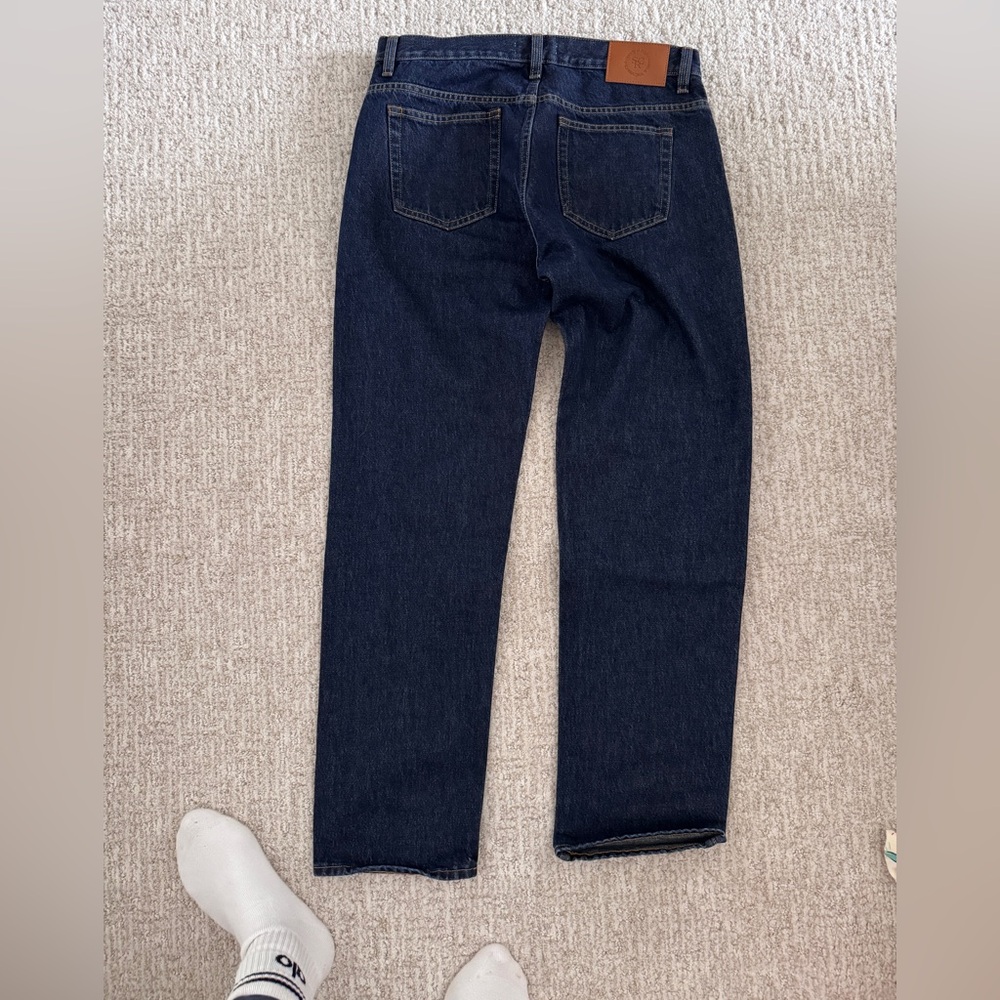 NWT Sporty & Rich Vintage Fit Straight Leg Denim - One Wash - Picture 13 of 16